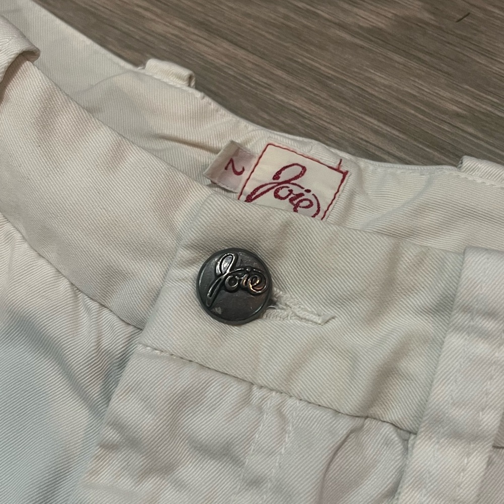 Lowrise Vintage Joie Cream pants